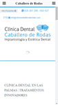 Mobile Screenshot of clinicacaballeroderodas.com